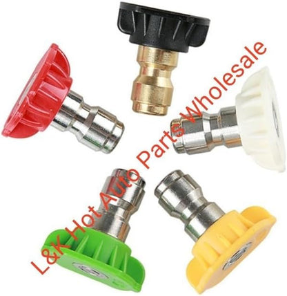 ya 28 10.13 baidi 5pcs Pressure Washer Tips Nozzles Quick Connect 1/4 Set