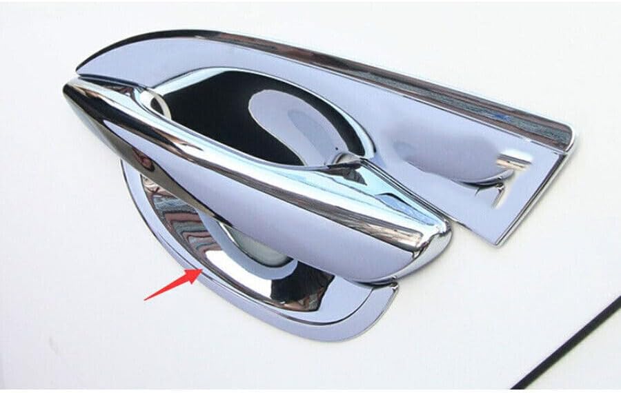 ya 5 8.10 4P Chrome Exterior Side Door Handle Bowl Cover Trim for Mazda 3 Axela 2019-2023