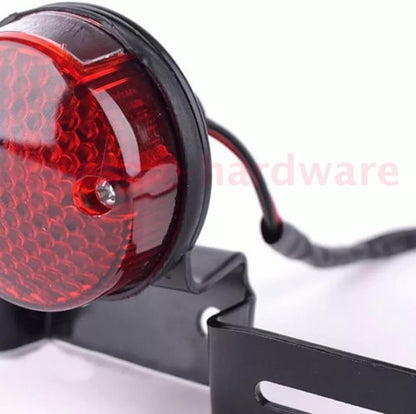 ya 4 8.24 baidi Motor Assembly Round Tail Light for Harley Chopper Custom Bobber for Cafe Racer