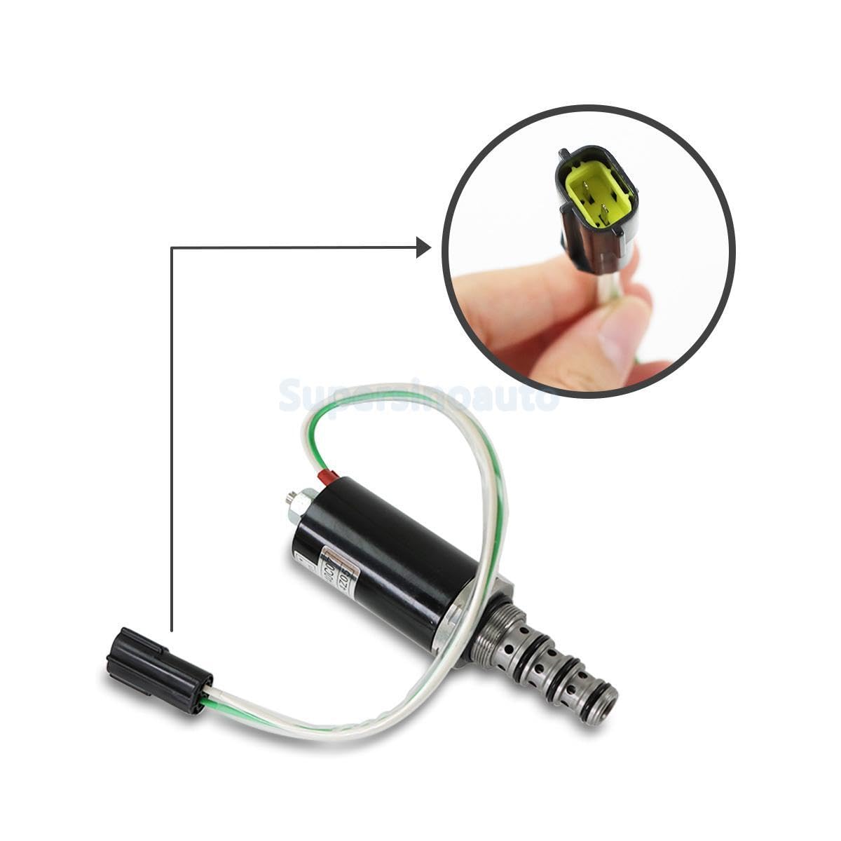 ya 16 10.20 baidi Solenoid Valve Fits Kobelco SK200-6E SK-6E for Hyundai R215-7 KDRDE5K-20 40C07-109