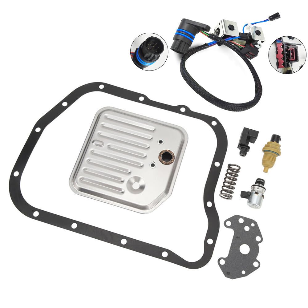 ya 10 9.16 baidi A518 46RE 48RE Transmission Filter Solenoid Sensor Kit for Dodge 1994-2008 B250-
