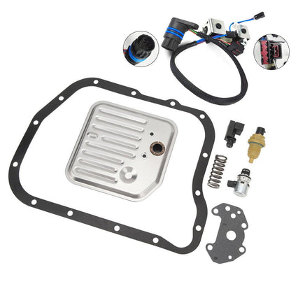 ya 10 9.16 baidi A518 46RE 48RE Transmission Filter Solenoid Sensor Kit for Dodge 1994-2008 B250-