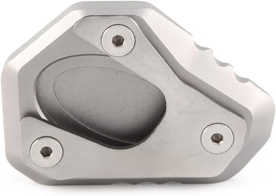 ya 2 8.15 Motorcycle Kickstand Side Foot Stand Pad for Kawasaki ZX-10R 2011-2023 Grey