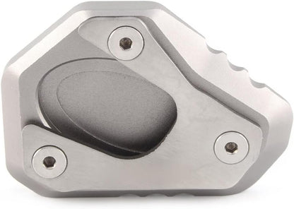 ya 2 8.15 Motorcycle Kickstand Side Foot Stand Pad for Kawasaki ZX-10R 2011-2023 Grey