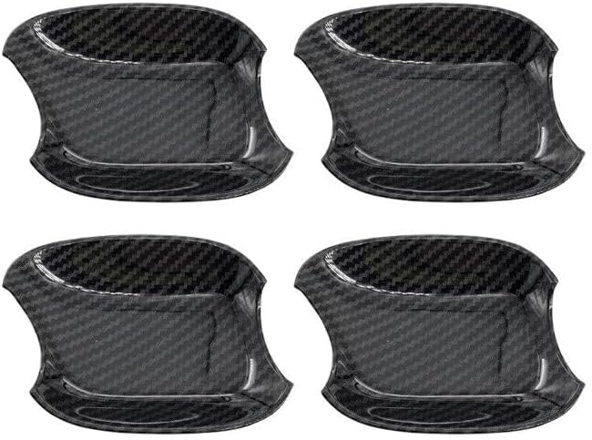 ya 2 8.15 for Audi Q5 2018-2021 ABS Carbon Fiber Car Exterior Door Cover Trim 