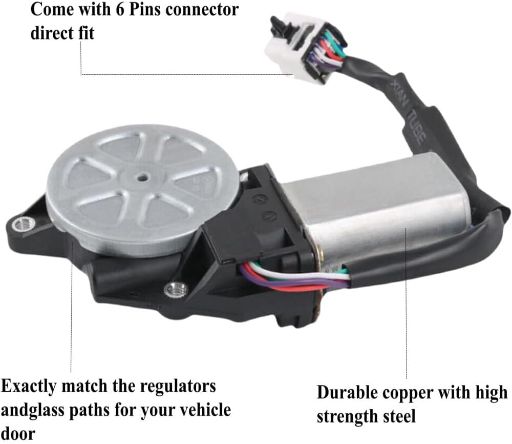 ya 12 10.8 baidi Window motor front left drive side for 03-07 for Infiniti G35 and 03-09 for Nissan 350Z-