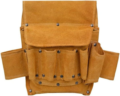 ya 26 10.21 baidi Tool Pocket Belt Tool Bag Thickened Tool Waist Bag Cowhide Storage