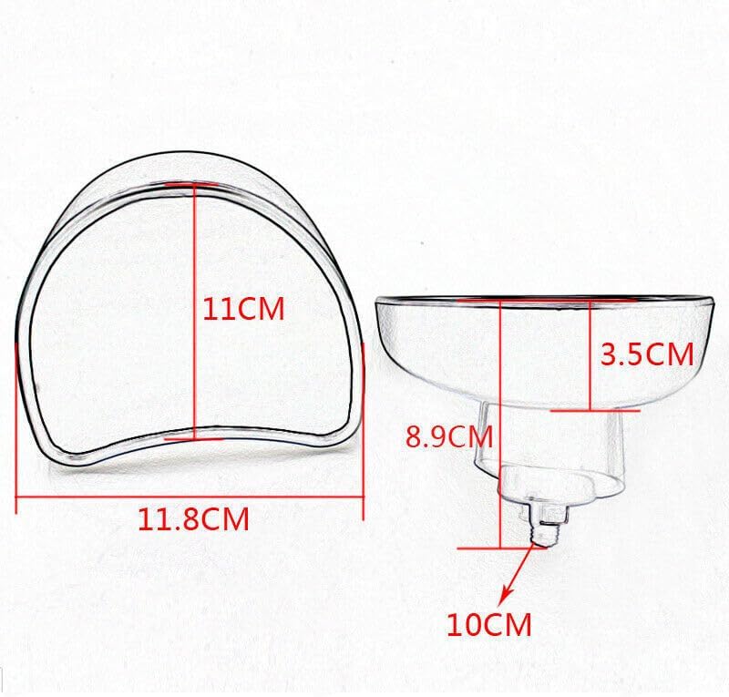 ya 13 9.15 baidi Chrome batwing rearview mirror for Harley Touring Glide FLHX 14-23-