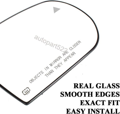 ya 2 8.15 Suitable for Jeep Compass 2017-2021 Right Grip Passenger Side Mirror Glass Heated with Blind Spot