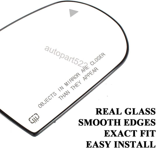 ya 2 8.15 Suitable for Jeep Compass 2017-2021 Right Grip Passenger Side Mirror Glass Heated with Blind Spot