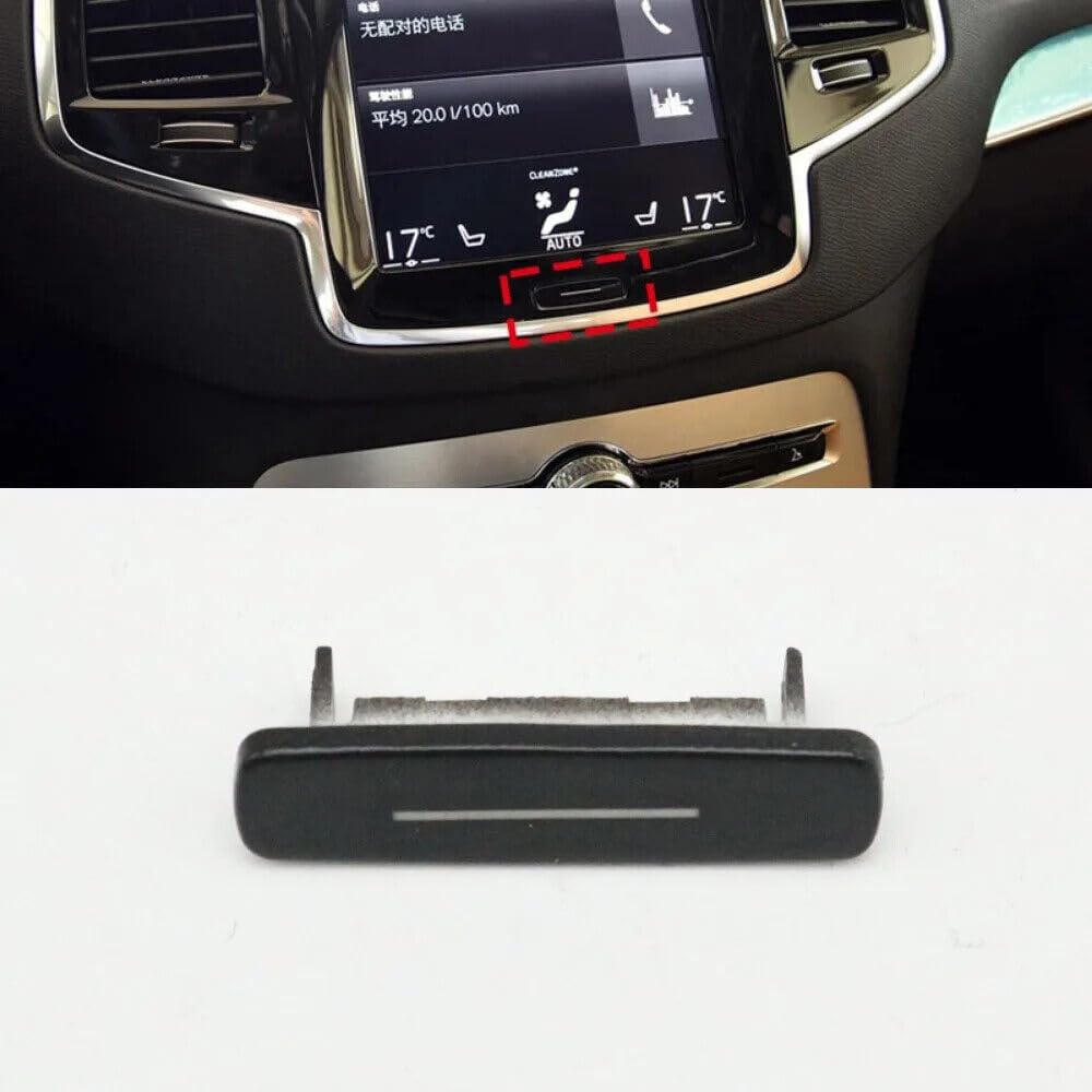 ya 5 8.10 31466782 Front Dashboard Screen Home Switch Button Cover for Volvo S90 V90 XC60 XC90