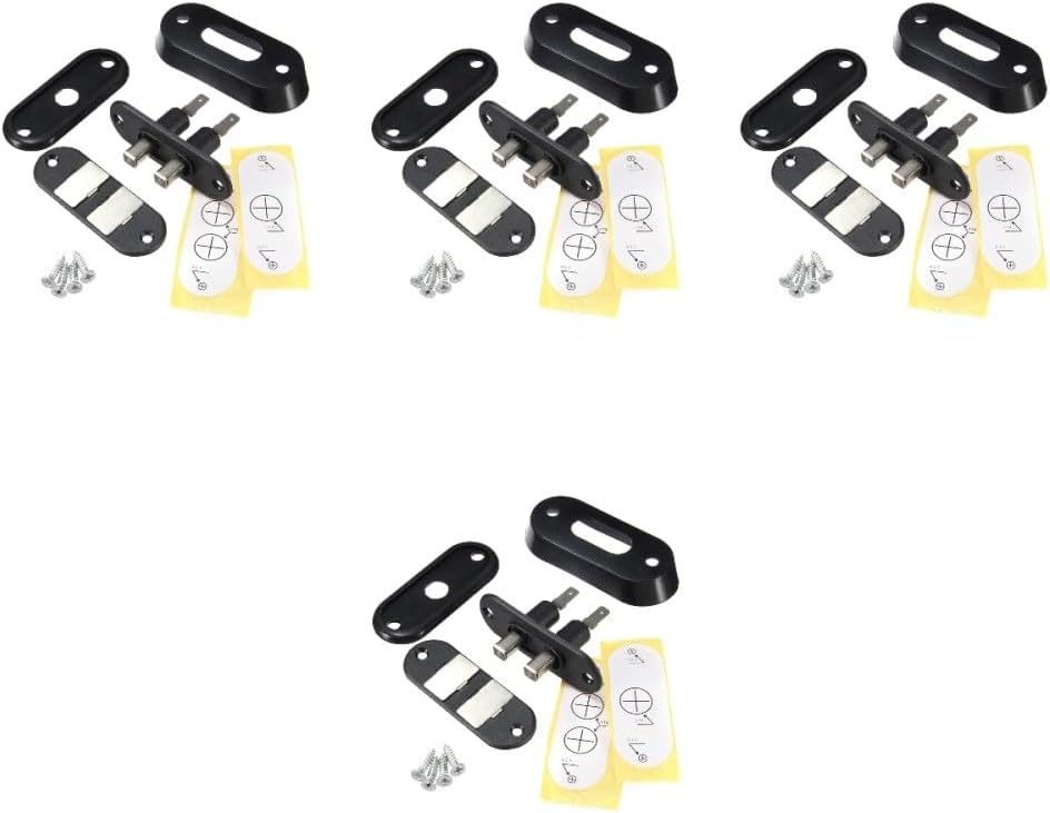 ya 4 8.24 baidi 4 Pieces Sliding Door Switch Central Locking Apparatus Jam Light