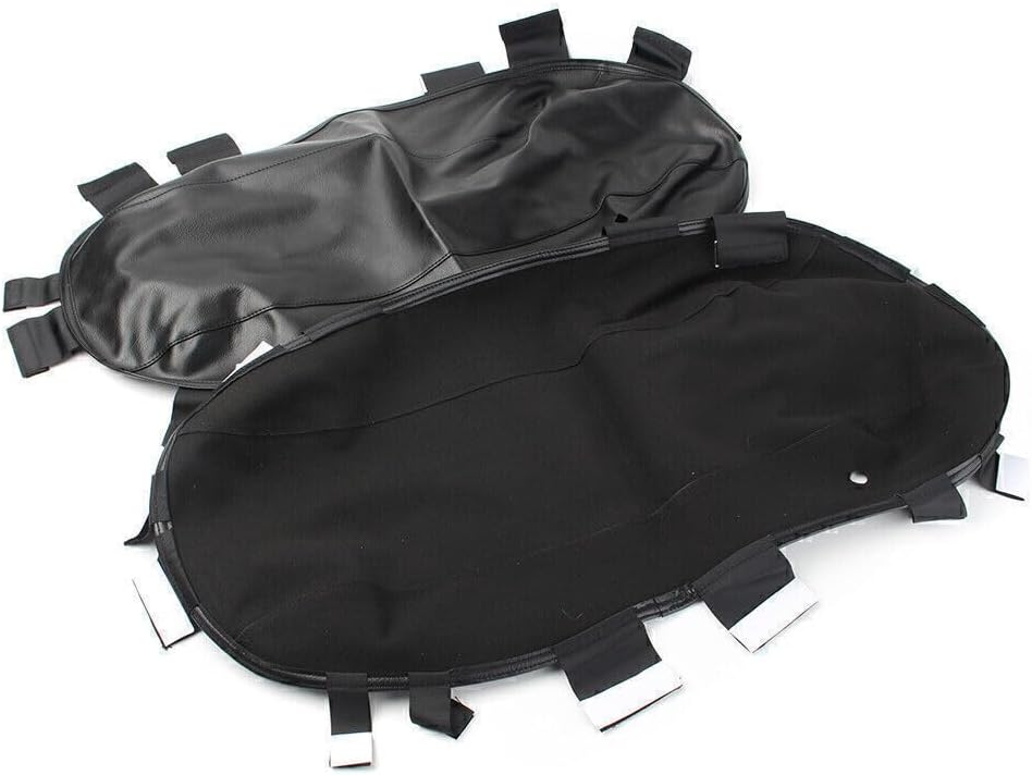 ya 12 10.8 baidi for Harley Touring Street Electra Glide 2014-up Black Saddlebag Lid Bra Covers