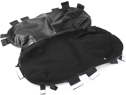 ya 12 10.8 baidi for Harley Touring Street Electra Glide 2014-up Black Saddlebag Lid Bra Covers