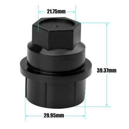 ya 5 8.10 24x Wheel Lug Nut Covers Cap 15646250 for Chevy for Silverado Tahoe for GMC 1500 for Sierra