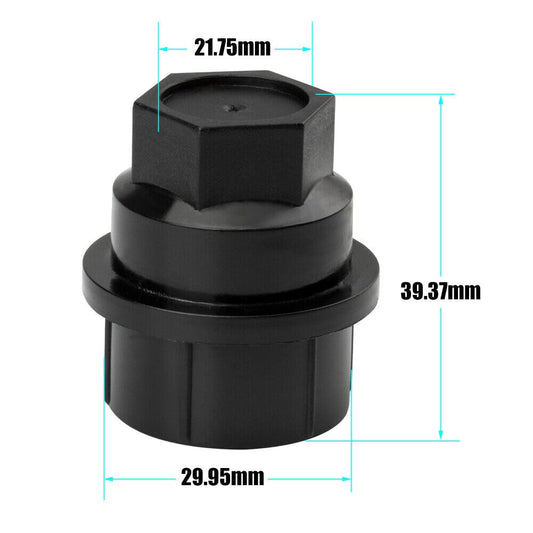 ya 5 8.10 24x Wheel Lug Nut Covers Cap 15646250 for Chevy for Silverado Tahoe for GMC 1500 for Sierra