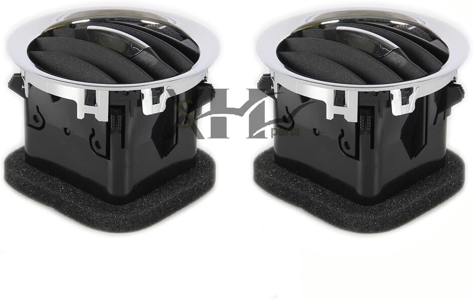ya 10 9.16 baidi 2 * Chrome Dashboard AC Ventilation kit Suitable for Opel #13417363#