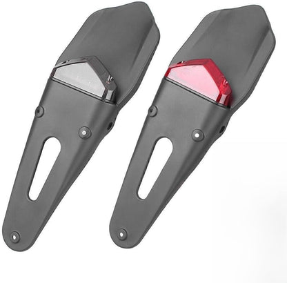 ya 7 8.24 baidi 1x Motor Universal Rear Fender with Tail Light for Motorcycle Dirt Bike ABS