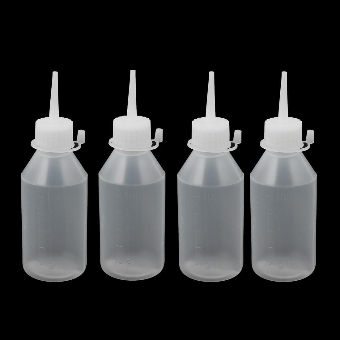 ya 14 9.20 baidi YH-2L Plastic Kitchen Laboratory Squeeze Bottle Dispenser 100ML 4 Pcs-1