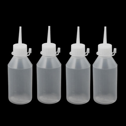 ya 14 9.20 baidi YH-2L Plastic Kitchen Laboratory Squeeze Bottle Dispenser 100ML 4 Pcs-1