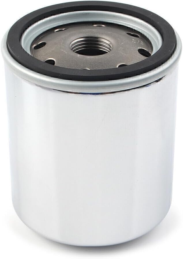 ya 4 8.14 Chrome Engine Oil Filter Fits for Harley STREET GLIDE & XL883N XL883L FXSB FLHTC