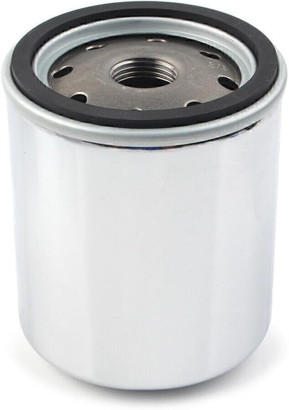 ya 4 8.14 Chrome Engine Oil Filter Fits for Harley STREET GLIDE & XL883N XL883L FXSB FLHTC