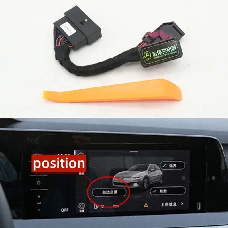 ya 8 8.24 baidi Automatic Stop-Start Engine Shutoff Sensor Plug for VW for Golf 8 Talagon for Skoda Octavia