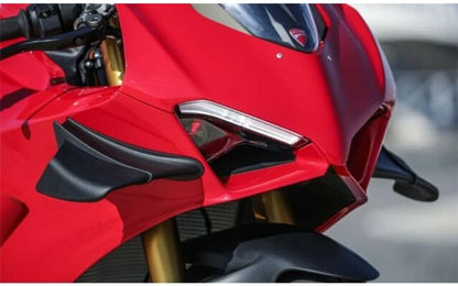 ya 23 10.7 baidi 2 ¡Á Universal Motorcycle Side Winglets Wind Fin Spoiler Trim Cover Air Deflector