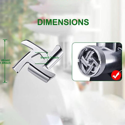 ya 14 9.20 baidi Complete Set of Meat Grinding Discs and Blades in High Grade Stainless Steel-1