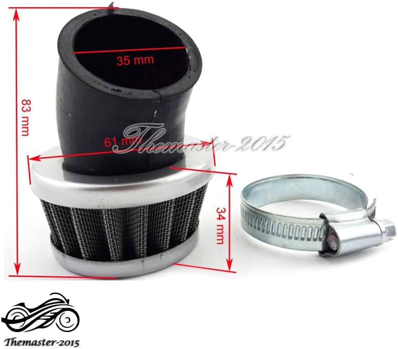 ya 8 8.24 baidi Air Filter 35mm Air For 50cc 70cc 90cc 110cc Pit Dirt Bike Quad ATV ATC Go Kart