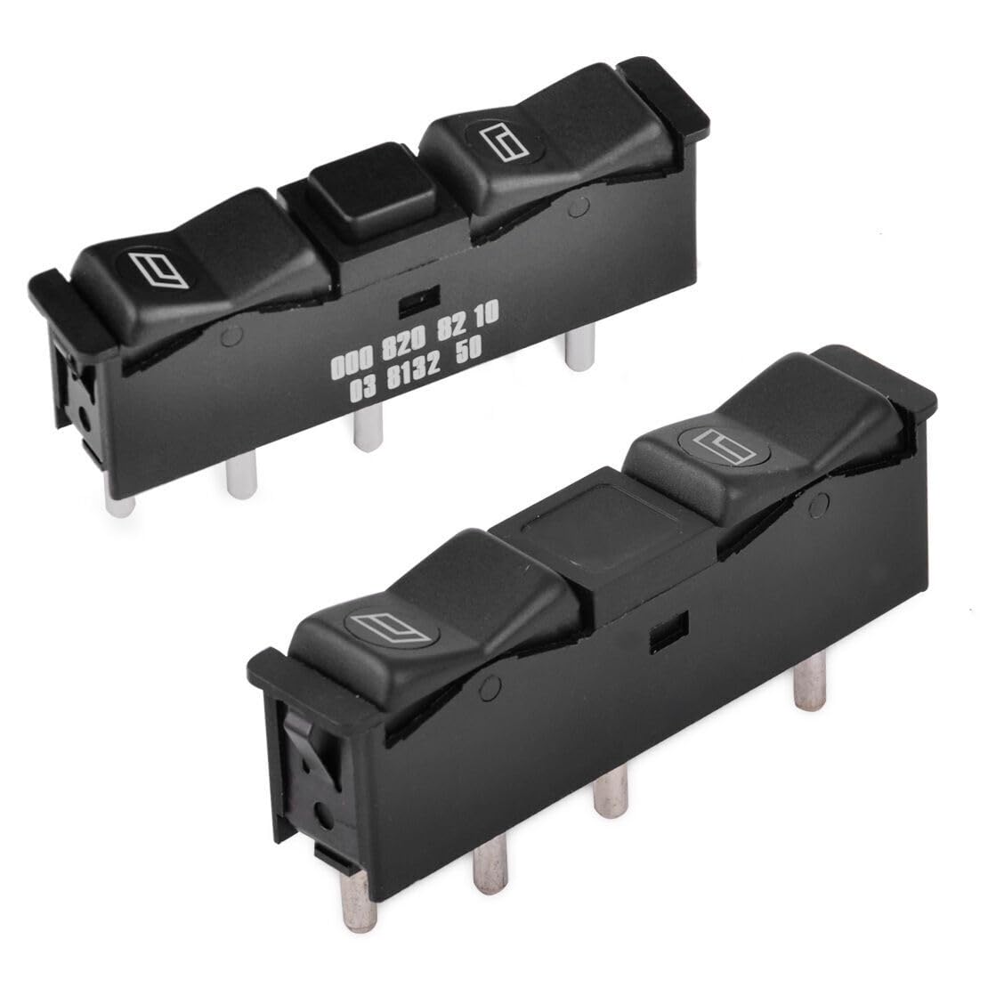 ya 8 8.24 baidi 2 Pieces Door Power Window Switch 0008208210 Suitable for Mercedes W123 W201 W126