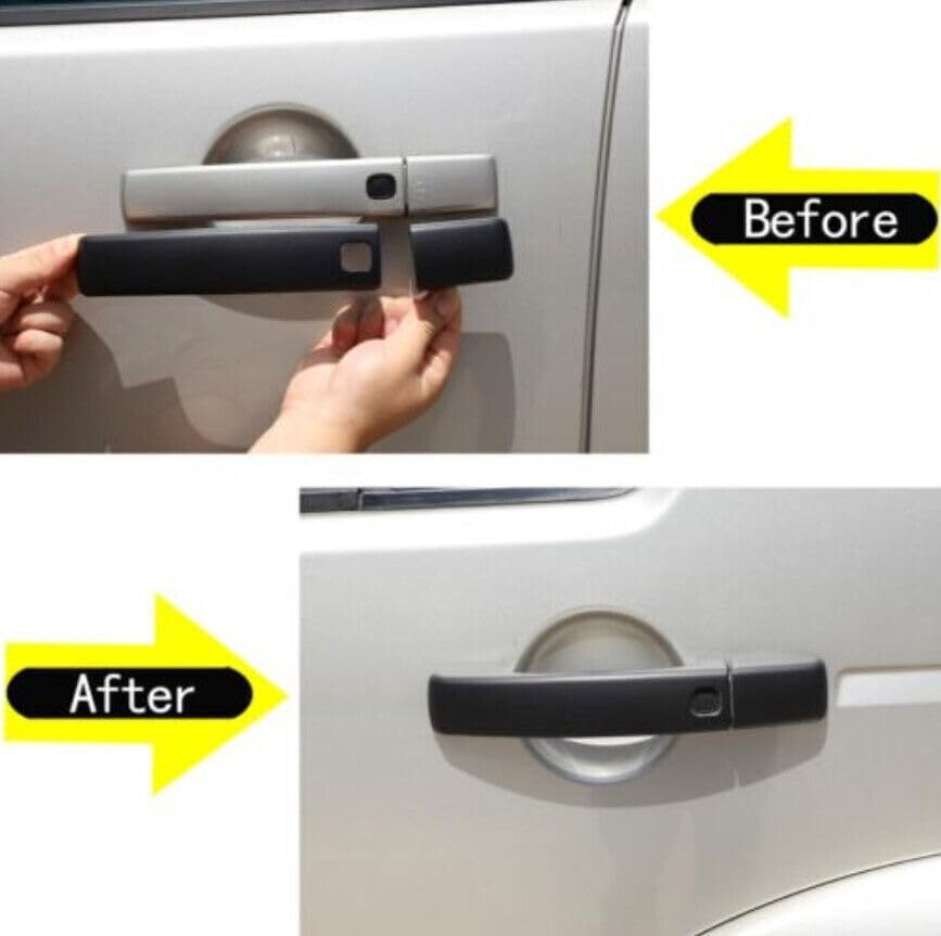ya 5 8.10 for Range Rover Sport 2010-13 ABS Matte Black Outside Door Handle Cover Trim 8P