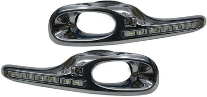 ya 4 8.8 2pcs LED Daytime Running White Lights DRL Fit for Honda For Jazz 2011-2013 2012