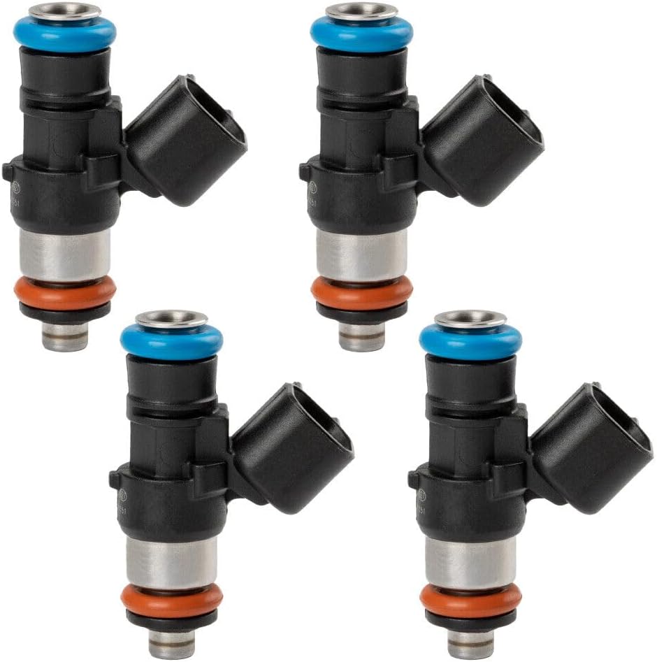 ya 4 8.8 4-Pack 0280158051 Fuel Injector for Chevrolet for Corvette 6.2L V8 S3 Engine 2008-2013