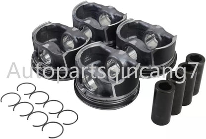 ya 4 8.24 baidi 4x Piston &Ring Set STD ¦µ23mm 2.0T Fit for VW for Golf GTI for Audi A4 A5 Q5 06H107065DM