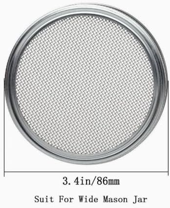 ya 14 9.20 baidi 2PCS Sprouting Lids for Wide Mouth Jars for Making Organic-1