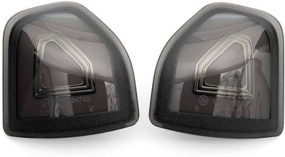 ya 7 8.24 baidi for Dodge for Ram 1500 2500 3500 Smoked LED Side Mirror DRL Turn Signal Parking Light 