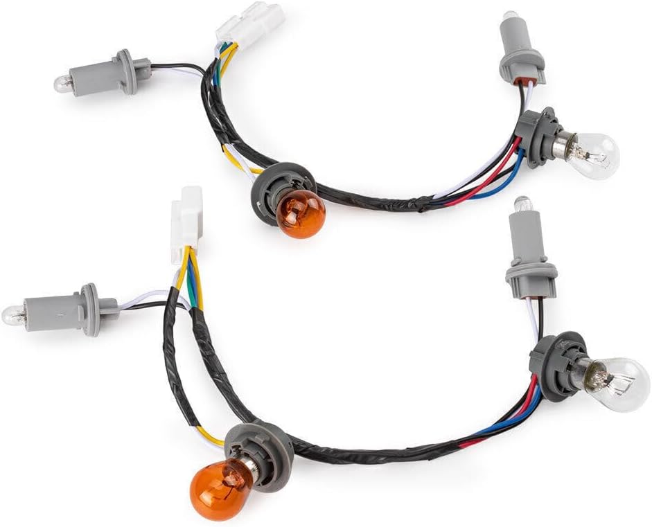 ya 4 8.10 2Pcs Rear Taillight Lamp Socket & Wiring Harness for Hyundai Sonata 2011-2014