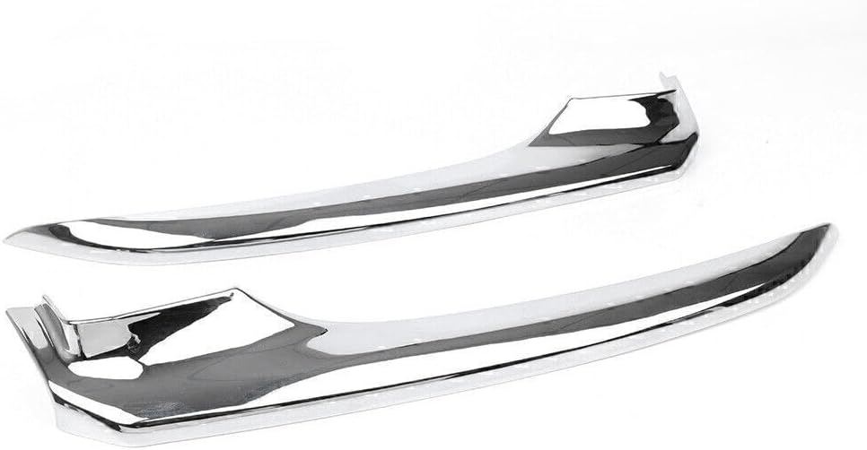 ya 9 10.24 2x Chrome Front Bumper Trim Anti-collision Fit for Toyota for Camry 2018 Sp