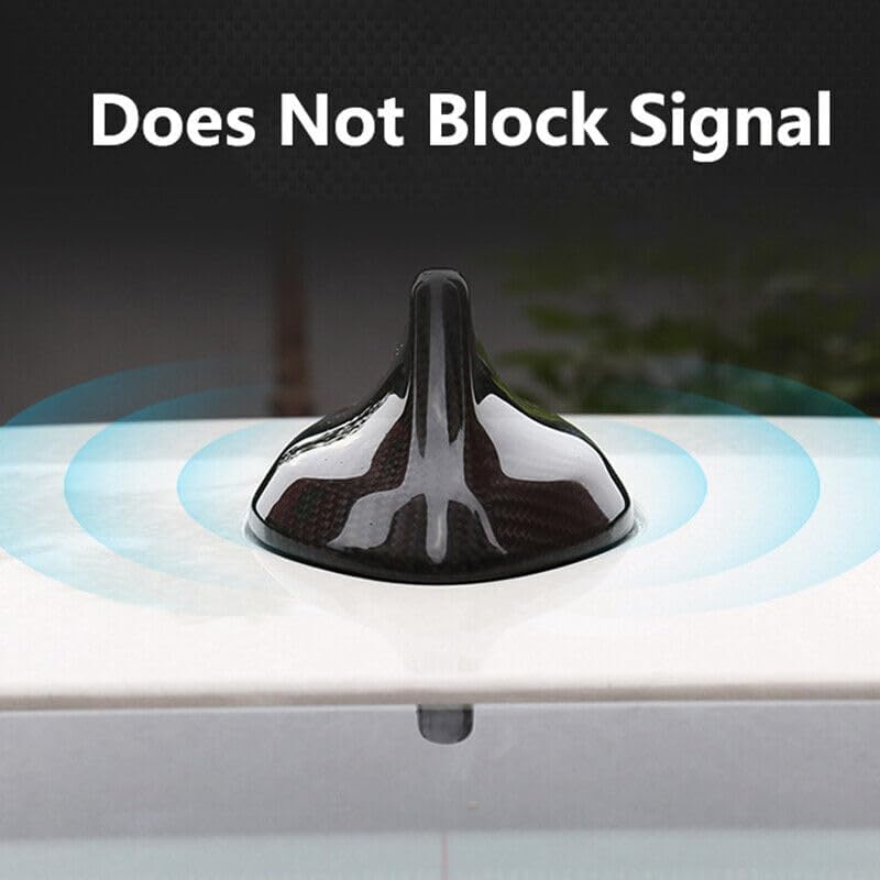 ya 14 9.20 zhengce Real Carbon Fiber Antenna Roof Shark Fin Cap Cover for BMW M5 F01 F02 F10 F-1