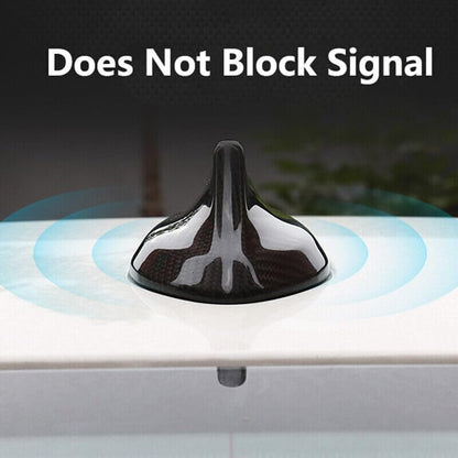ya 14 9.20 zhengce Real Carbon Fiber Antenna Roof Shark Fin Cap Cover for BMW M5 F01 F02 F10 F-1