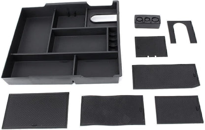 ya 4 8.8.2 Car Center Console Storage Box or Coin Holder Container Fit for Toyota Tundra 14-18