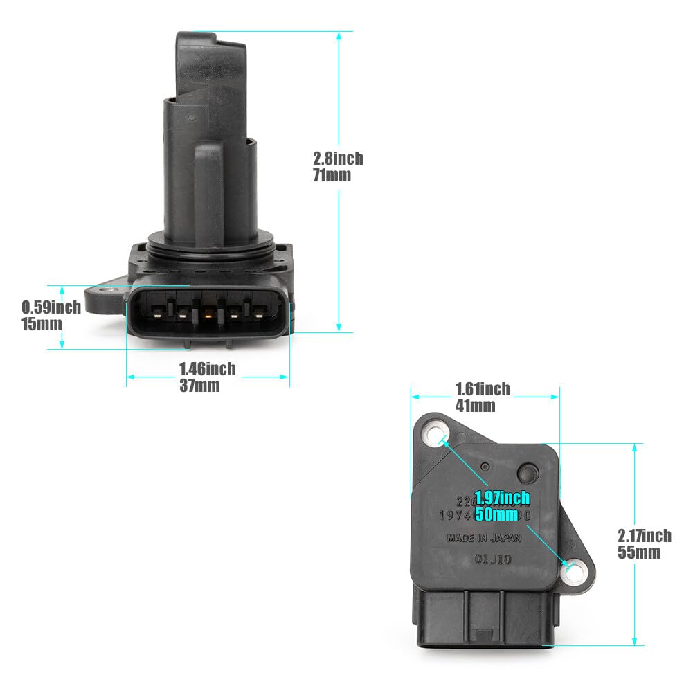 ya 4 8.8 Mass Air Flow Sensor MAF for Mazda CX-7 2.3L 2.5L for Subaru Tribeca 22680-AA310