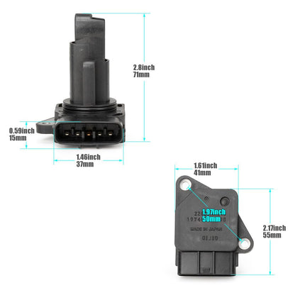 ya 4 8.8 Mass Air Flow Sensor MAF for Mazda CX-7 2.3L 2.5L for Subaru Tribeca 22680-AA310