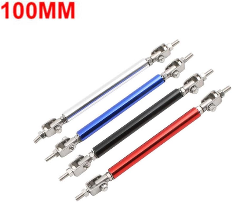 ya 2 8.15 100MM Adjustable Front Bumper Lip Splitter Strut Rod Tie Support Bar for Dodge