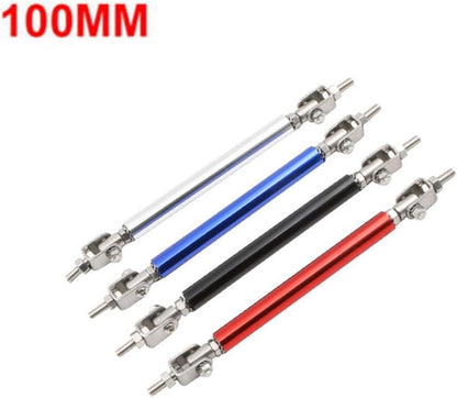 ya 2 8.15 100MM Adjustable Front Bumper Lip Splitter Strut Rod Tie Support Bar for Dodge