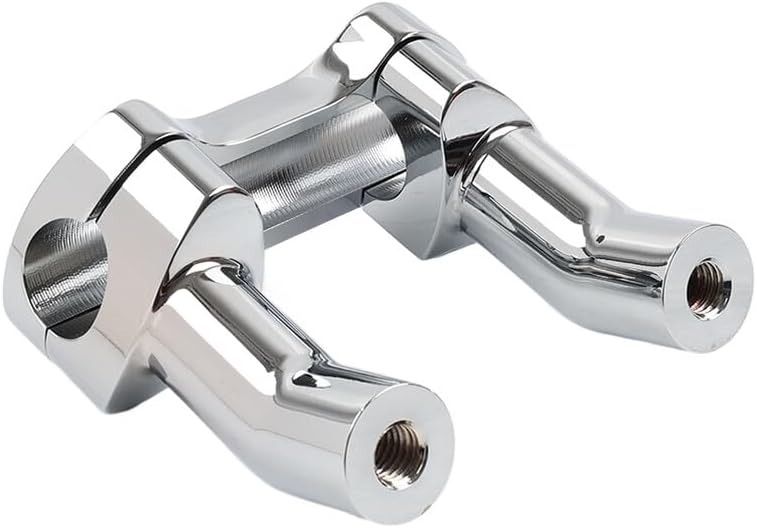 ya 15 10.19 zhengce Top Cover 3.5 Handlebar Risers Clamp Chrome for Harley Dyna Softail Sportster