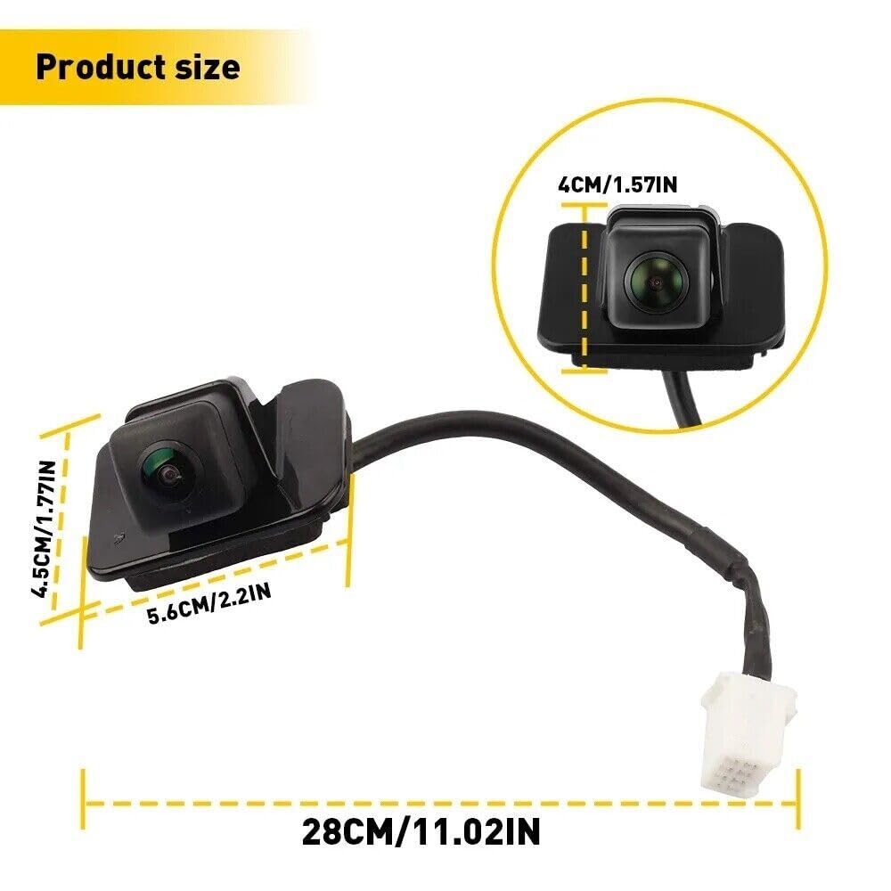 ya 4 8.14 39530-T2A-A31 Rear View Backup Parking Camera for 14-18 for Honda for Accord 2.4 3.5