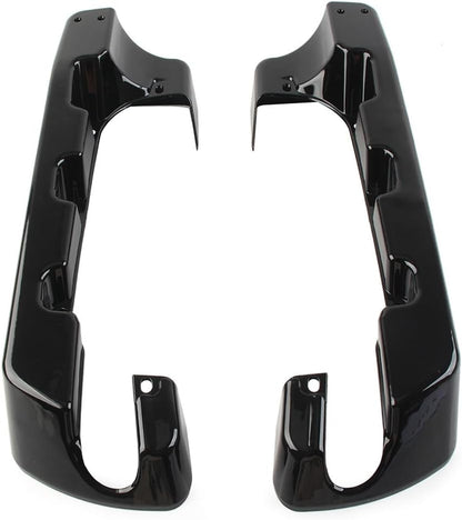 ya 11 9.14 baidi4 Hard Stretched Saddlebag Extension Fit for Harley Touring Road King 14-22 15