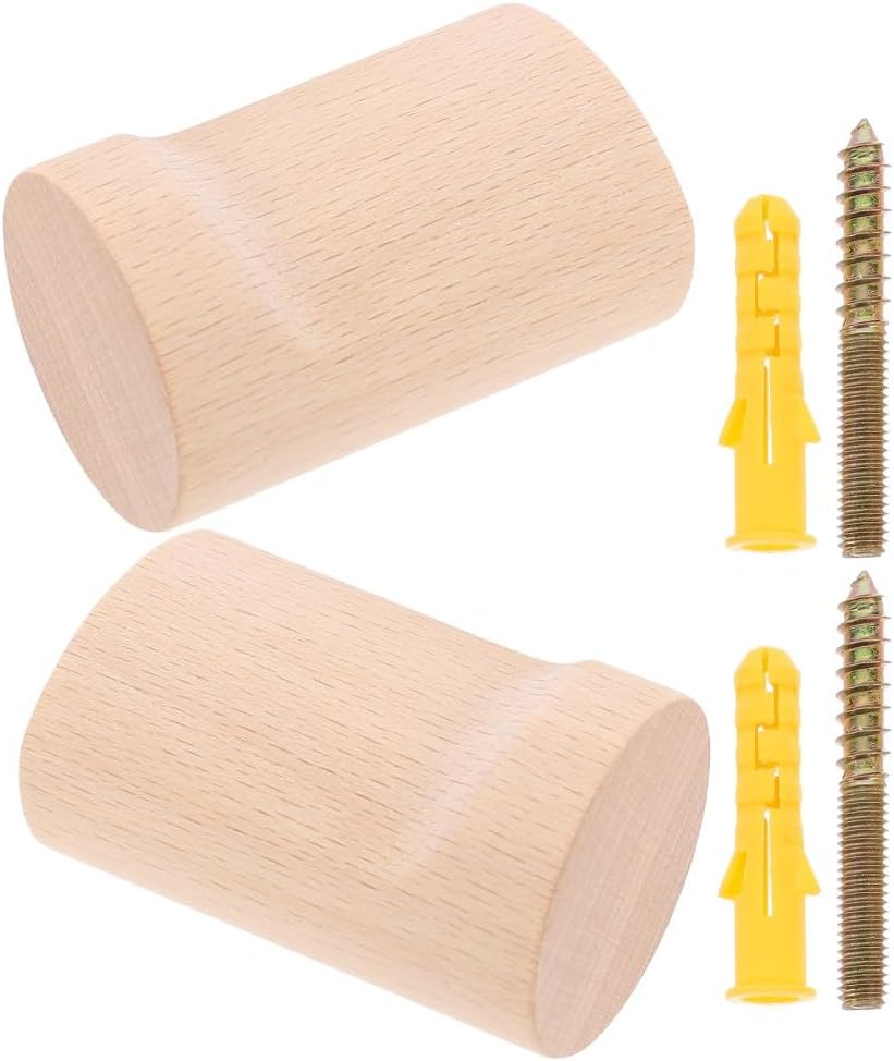 ya 26 10.21 baidi 2 Set Wooden Hook Hat Hooks Decorative for Hanging Coat Rack Hanger